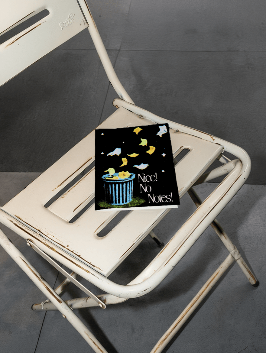 Nice No Notes Card mockup 2