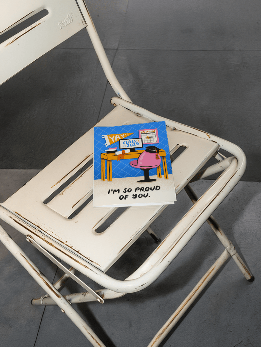 Proud of You Class of 2025 Card mockup 2