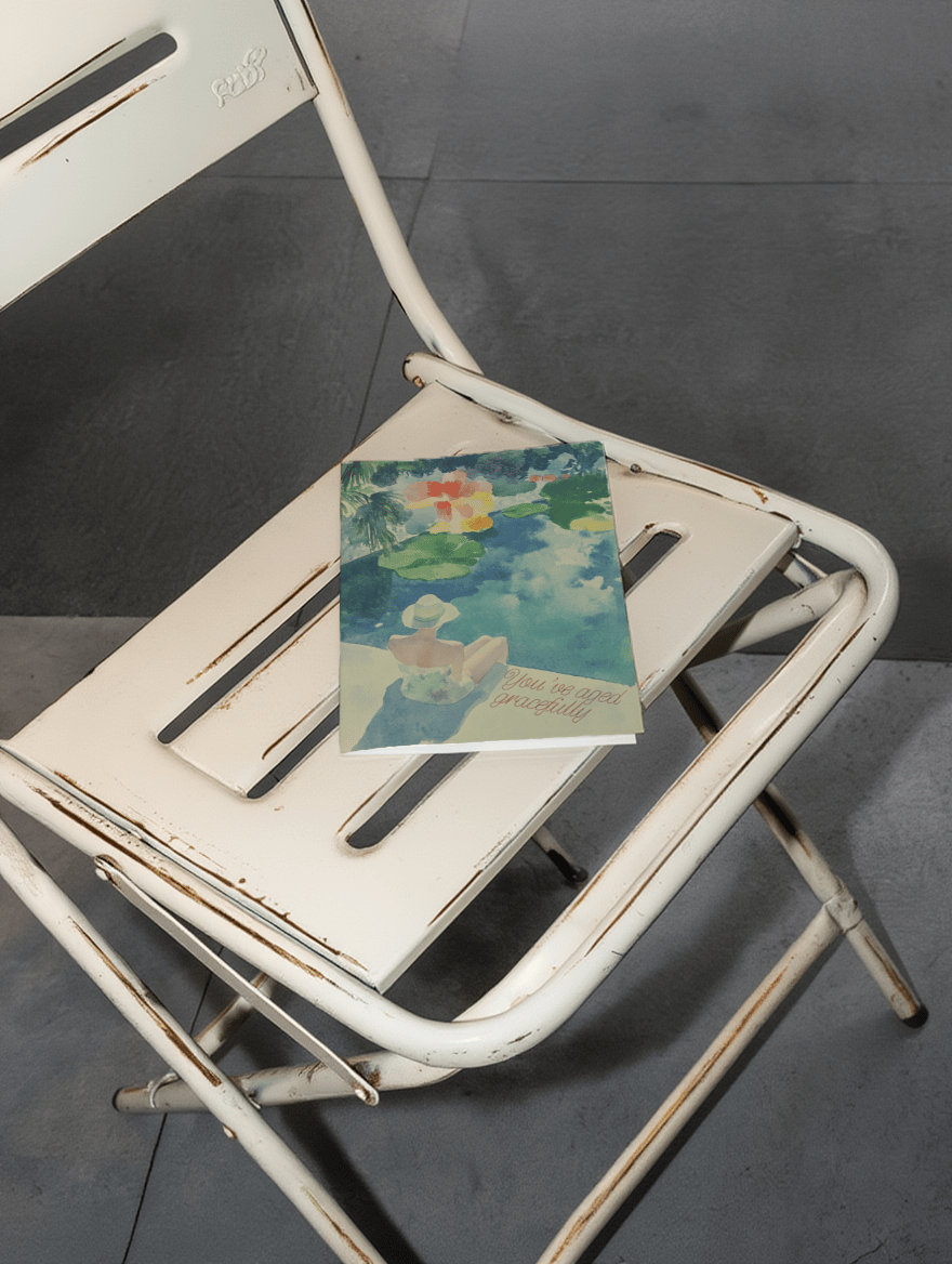 Aged Gracefully Birthday Card mockup 2