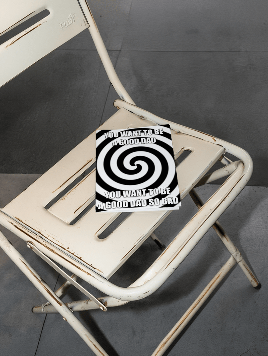 Hypno Dad Encouragement Card mockup 2