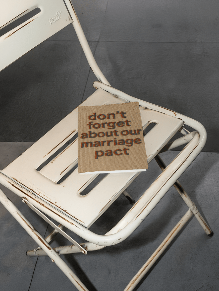 Don’t Forget Our Marriage Pact Card mockup 2