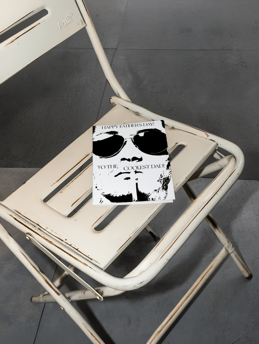 Coolest Dad Father's Day Card mockup 2