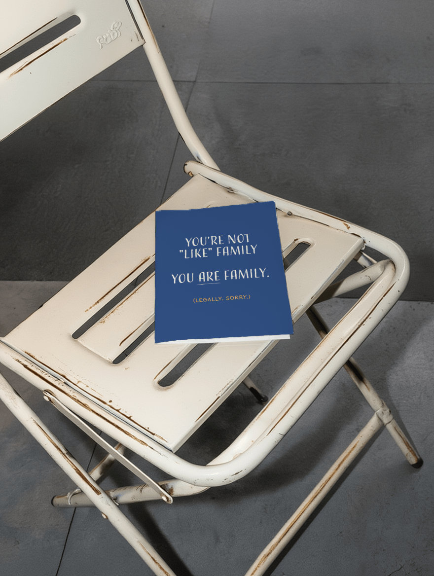 Legally Family Father's Day Card mockup 2
