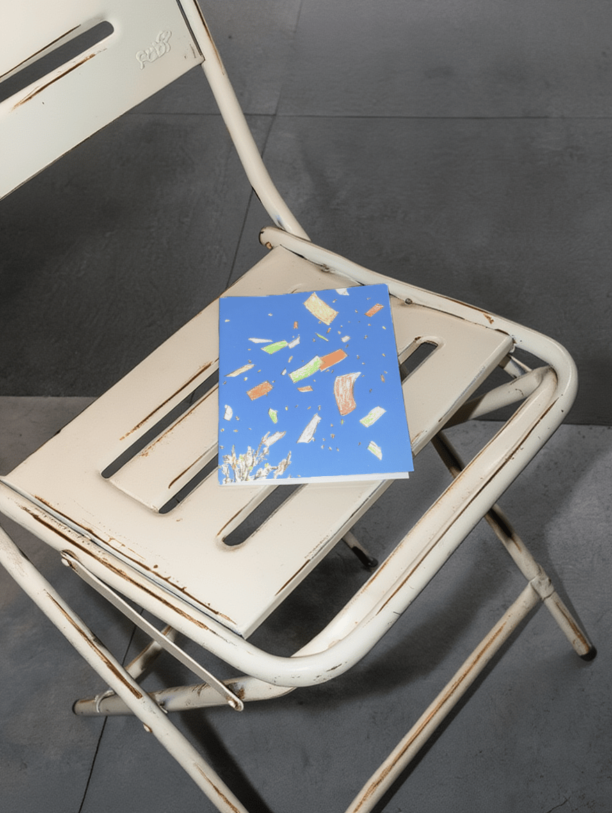 Crayon Confetti Celebration Card mockup 2