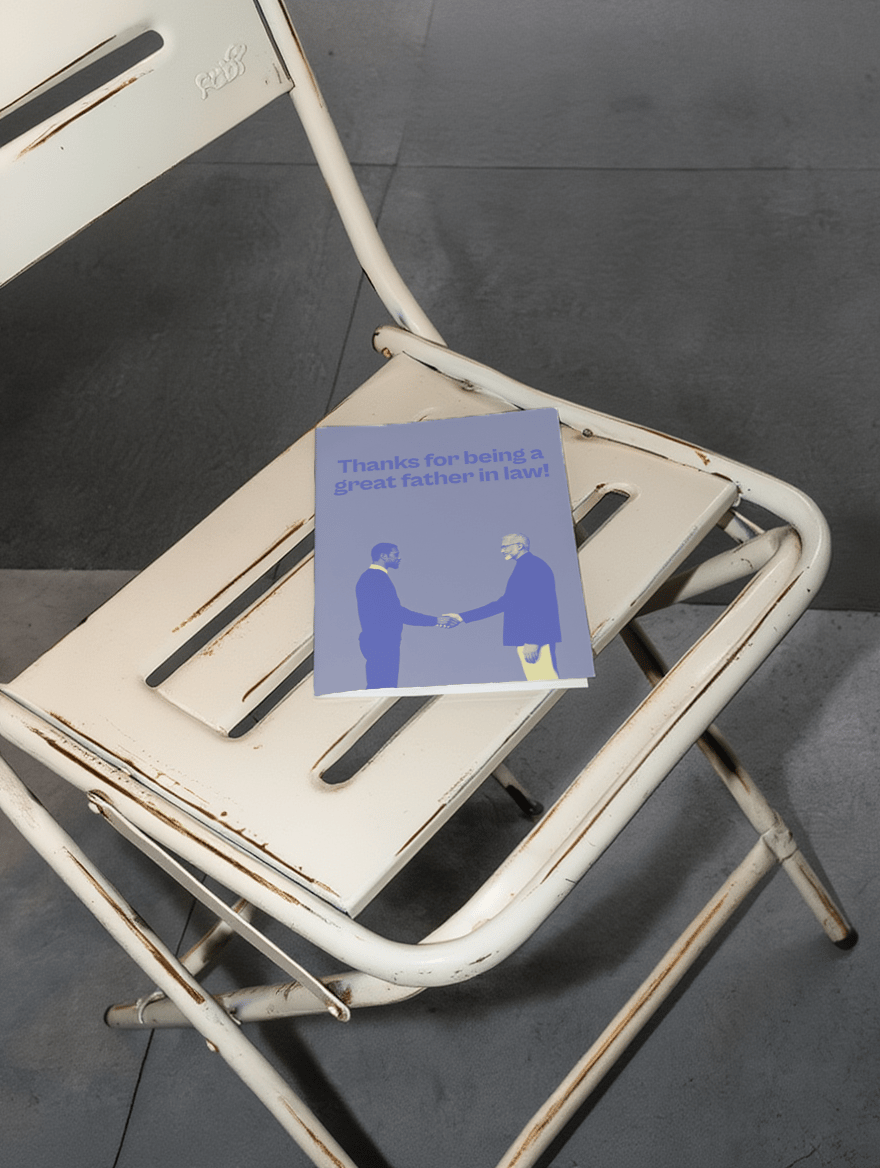 Great Father-in-Law Card mockup 1