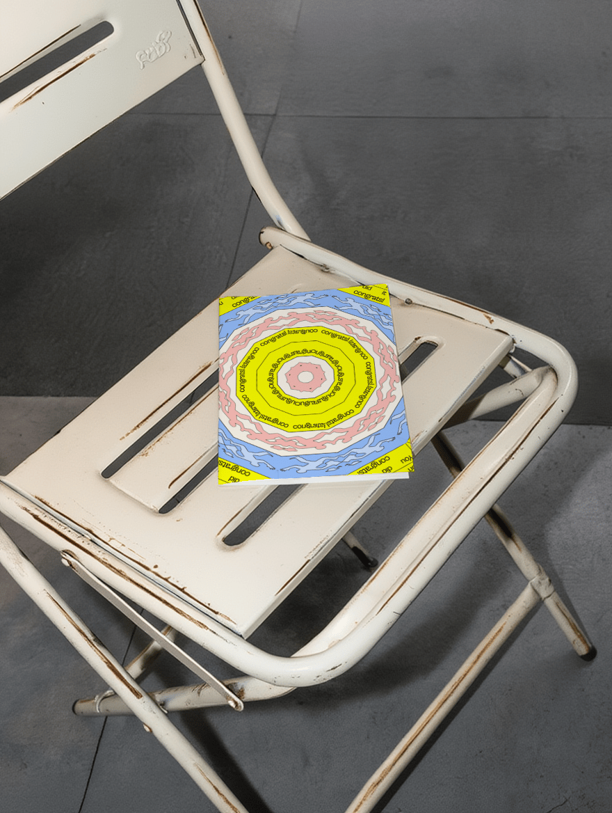 You Did It Running Spiral Card mockup 2
