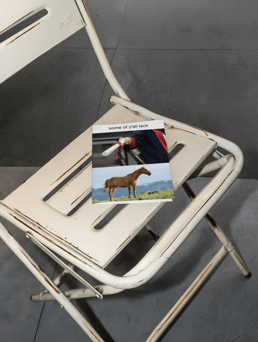 Some of Y’all Lack Grad Card mockup 2