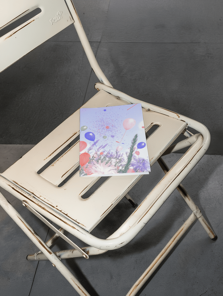Balloon Bloom Graduation Card mockup 2