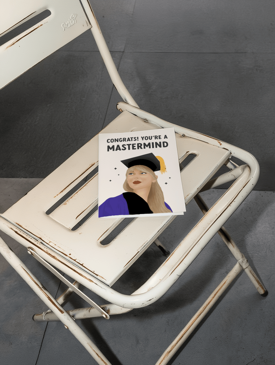 Mastermind Graduation Card mockup 2