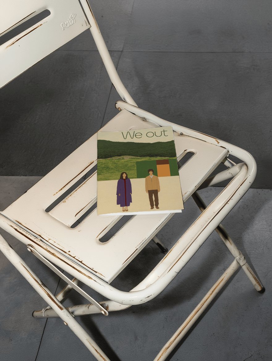 We Out Graduation Card mockup 2