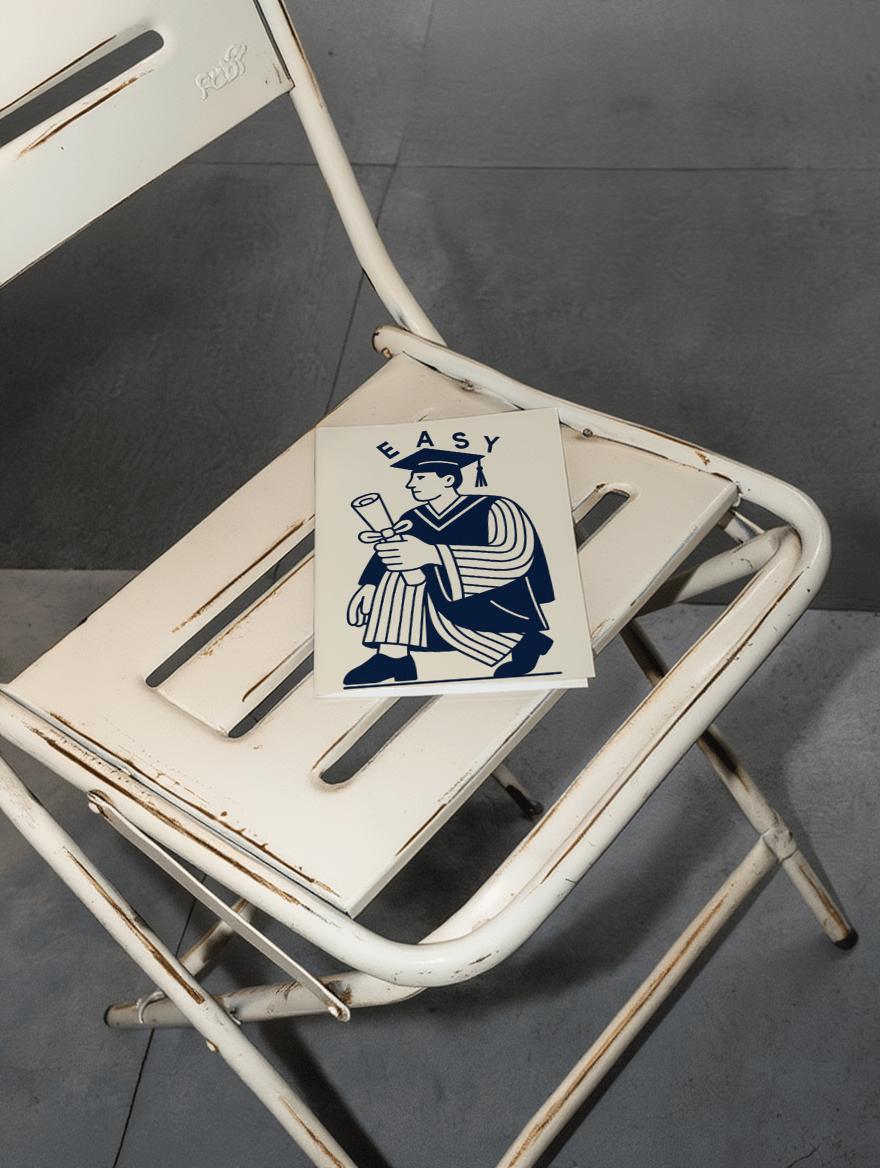 Easy Grad Victory Pose Card mockup 2