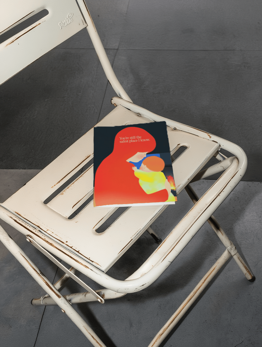 Safest Place I Know Card mockup 2