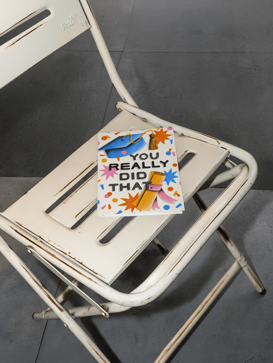 You Really Did That Graduation Card mockup 2