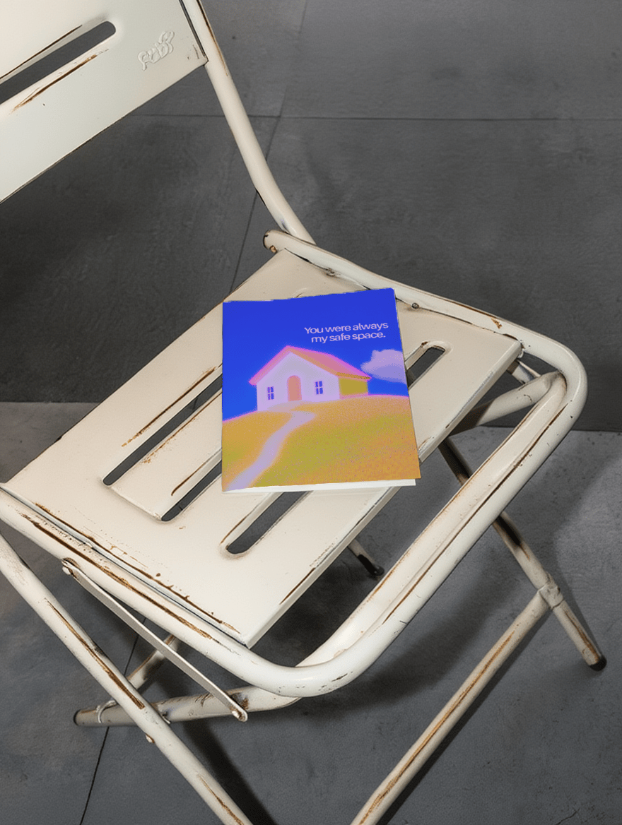 Safe Space House Card mockup 2