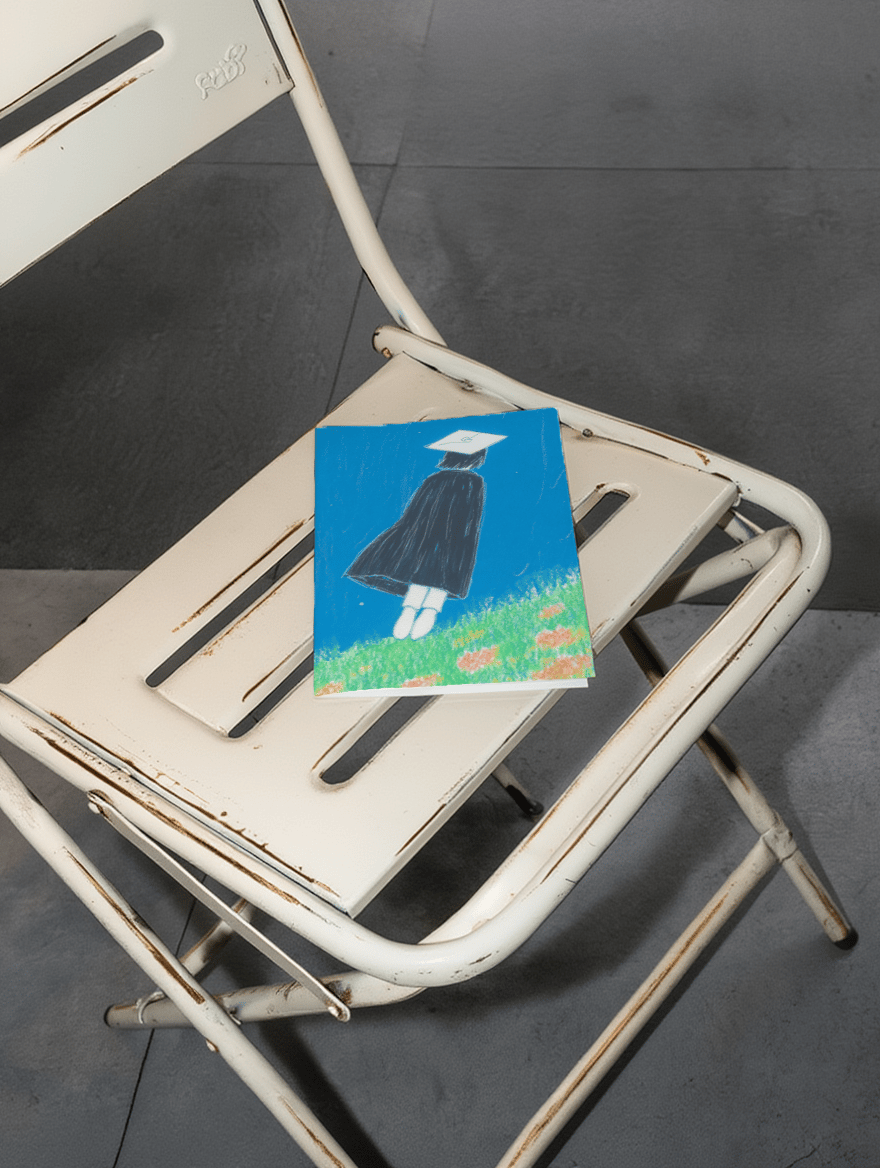 Quiet Horizon Graduation Card mockup 2
