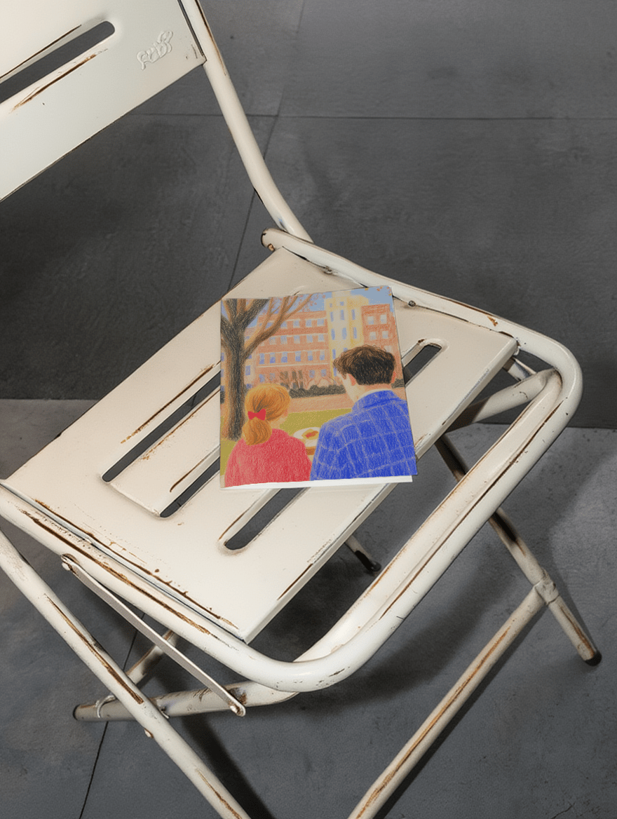 Breakfast in the Park Father's Day Card mockup 2
