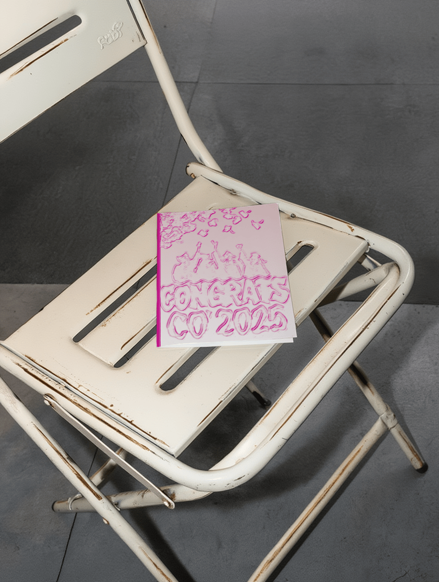 Congrats Class of 2025 Pink Haze Card mockup 2