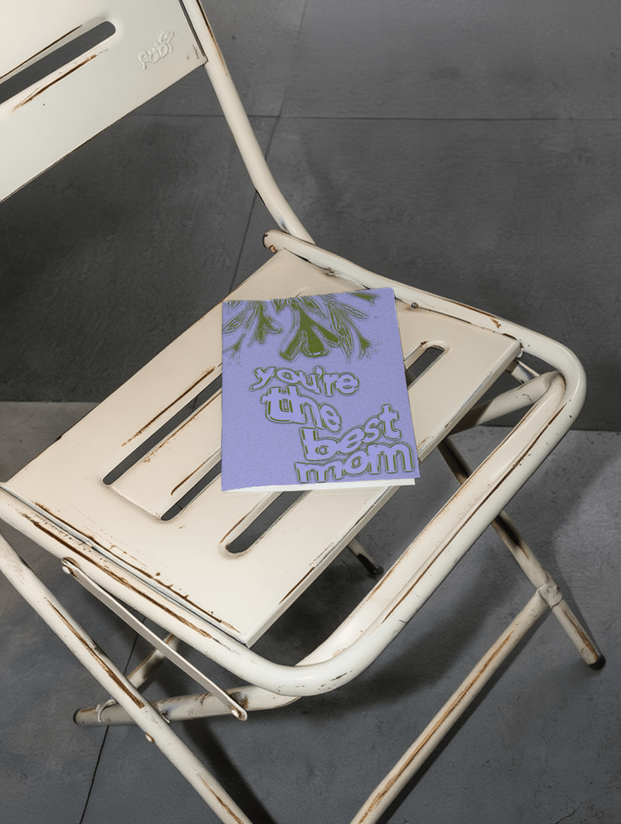 You're the Best Mom Card mockup 2