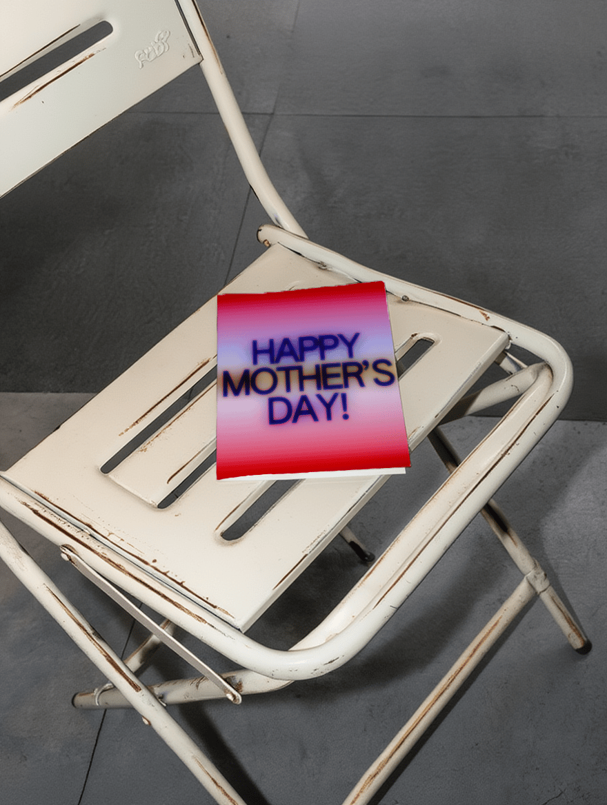 Gradient Glow Mother’s Day Card mockup 2