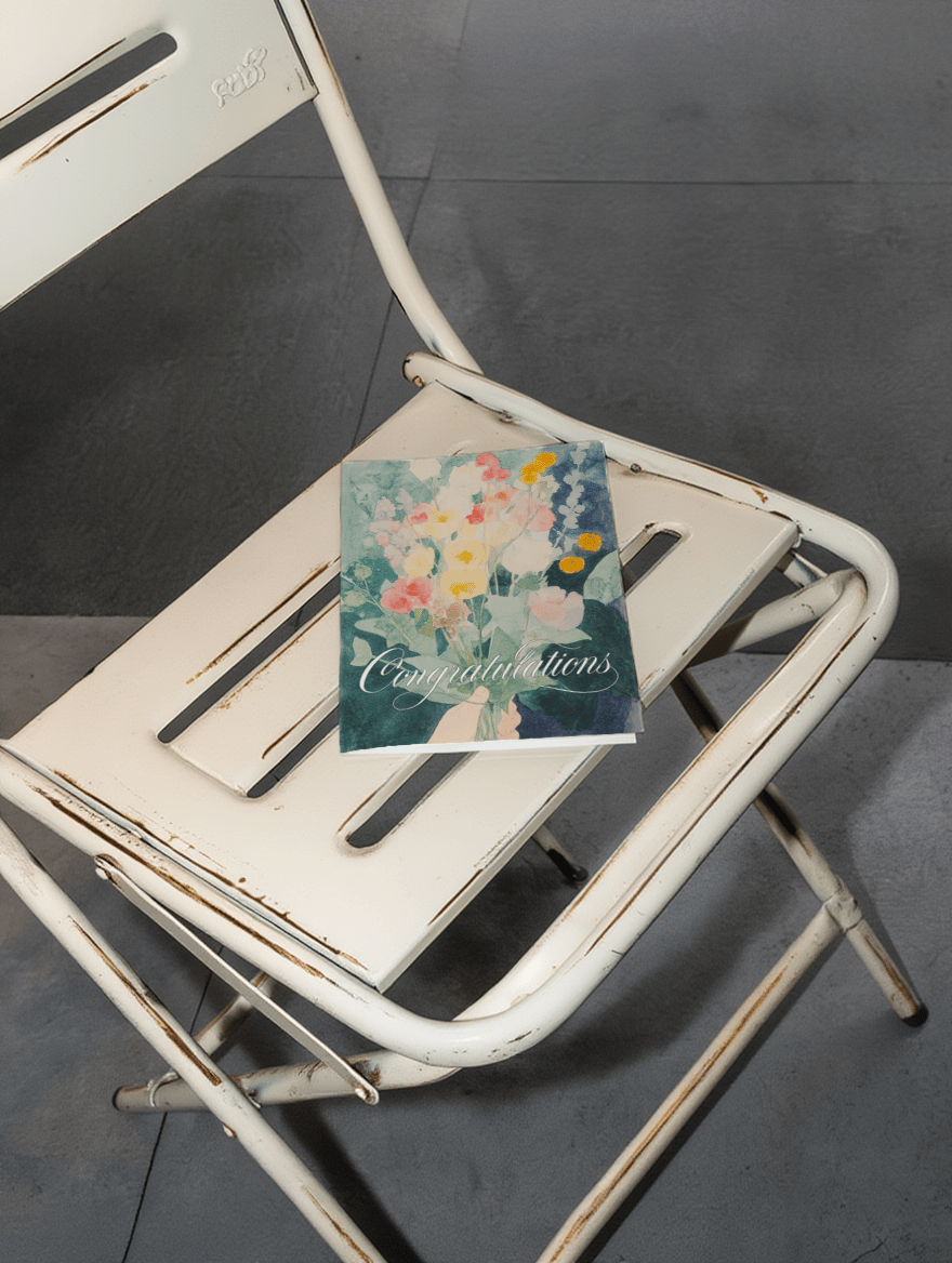 Congratulations in Bloom mockup 2
