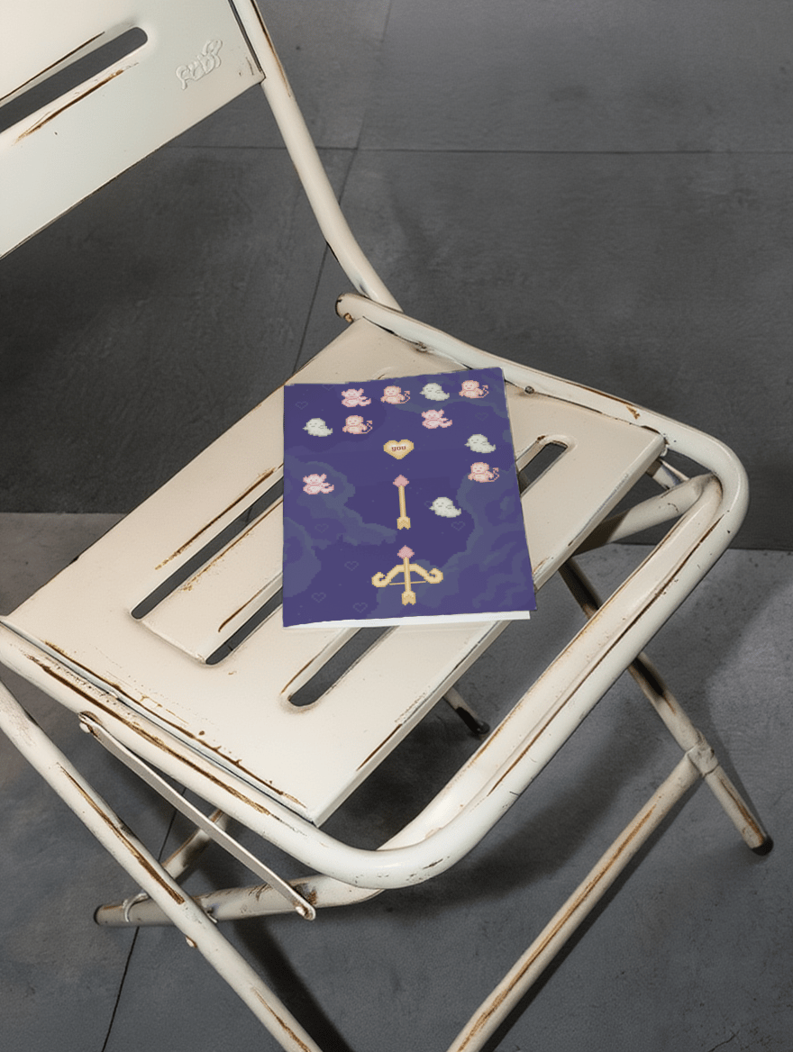 Cupid’s Arcade Love Card mockup 2
