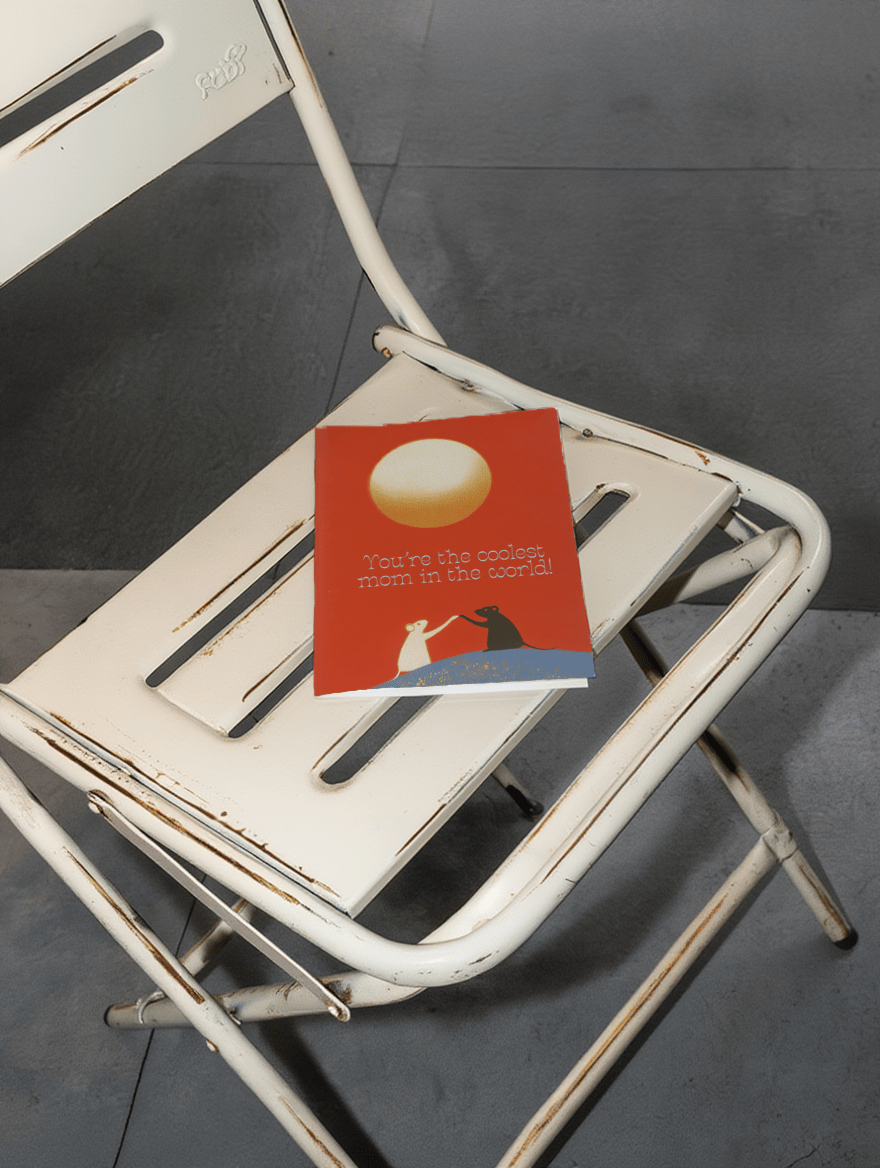 You're the Coolest Mom in the World Card mockup 2