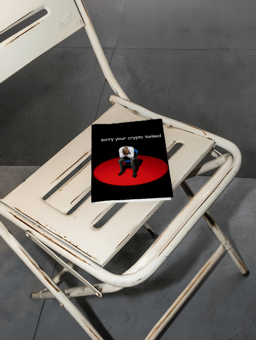 Sorry Your Crypto Tanked Card mockup 2