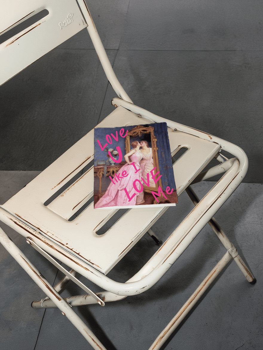 Love You Like I Love Me Card mockup 2