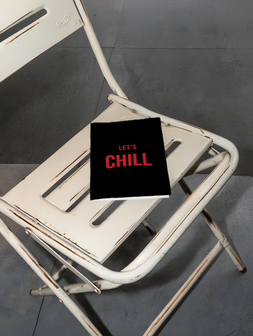 Let’s Chill Love Card mockup 2