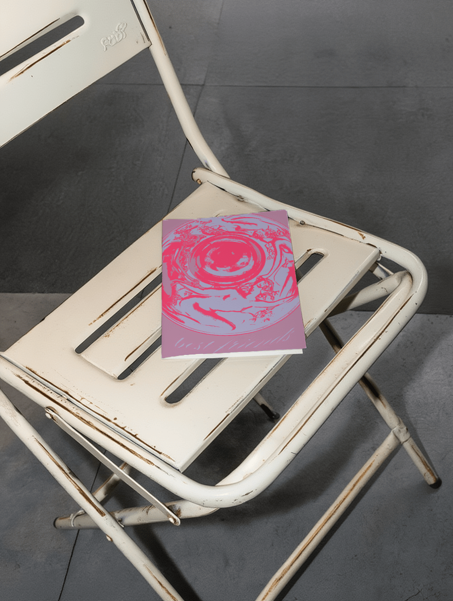 Best Friends Psychedelic Vortex Card mockup 2