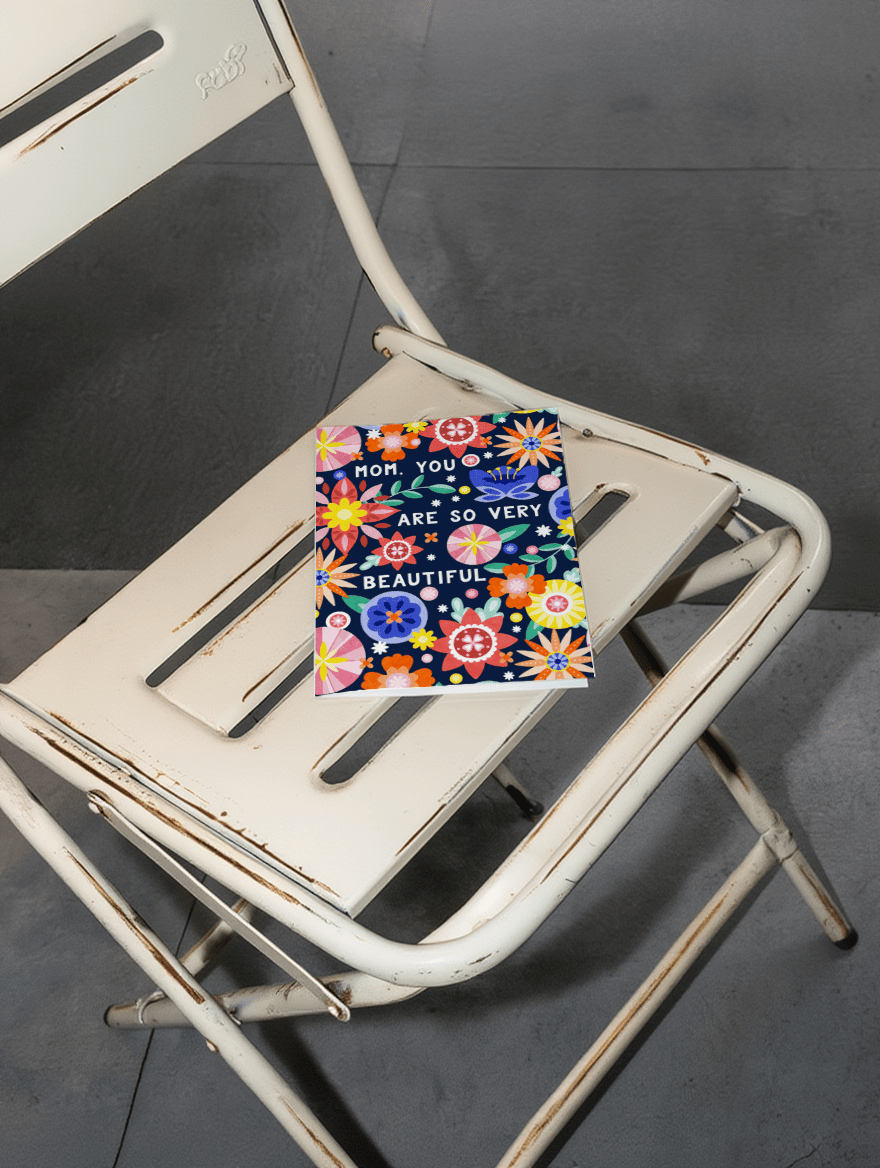 So Very Beautiful Mom Card mockup 2