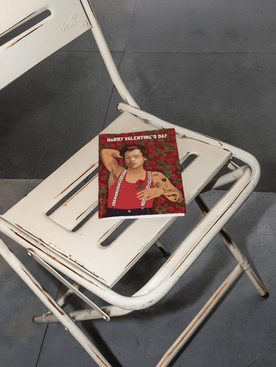 Harry Valentine's Day Card mockup 2