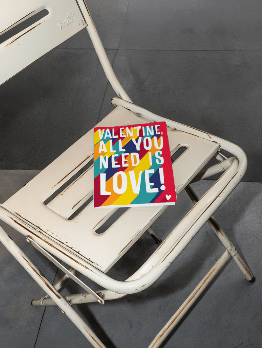 Valentine, All You Need Is Love mockup 2