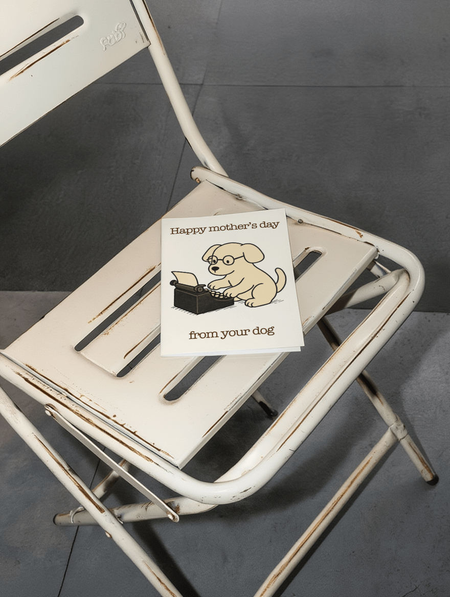 Happy Mother's Day, From Your Dog mockup 2