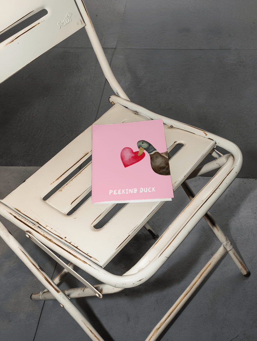 Peeking Duck Love mockup 2