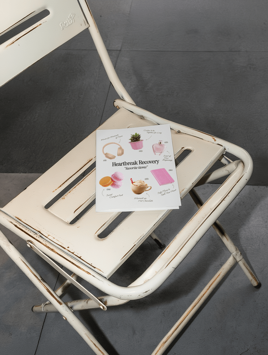 Heartbreak Recovery Card mockup 2