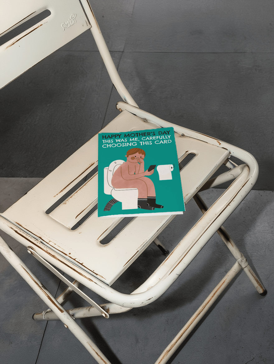 Carefully Chosen Mother's Day Card mockup 2