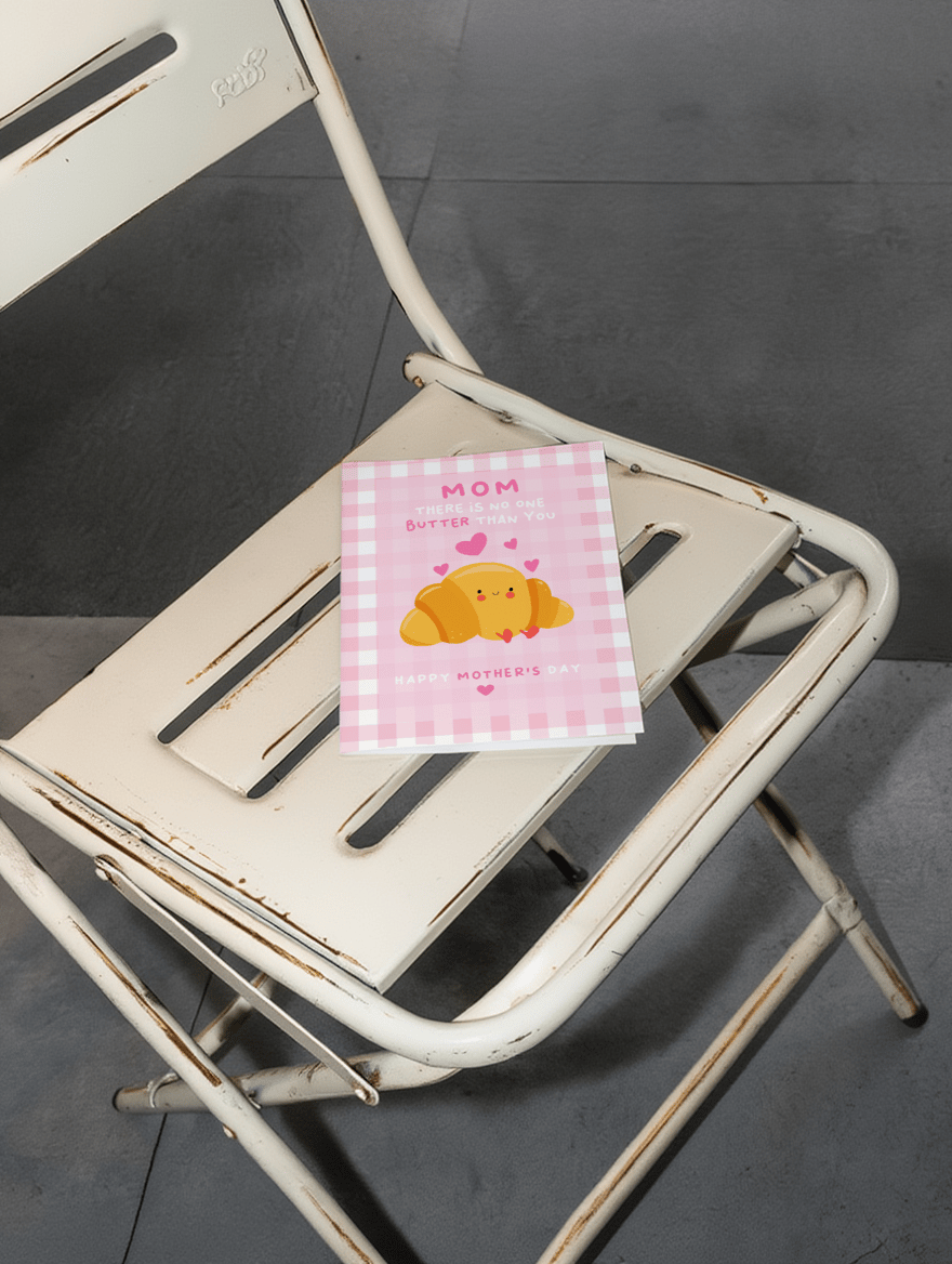 No One Butter Than You Mom Card mockup 2