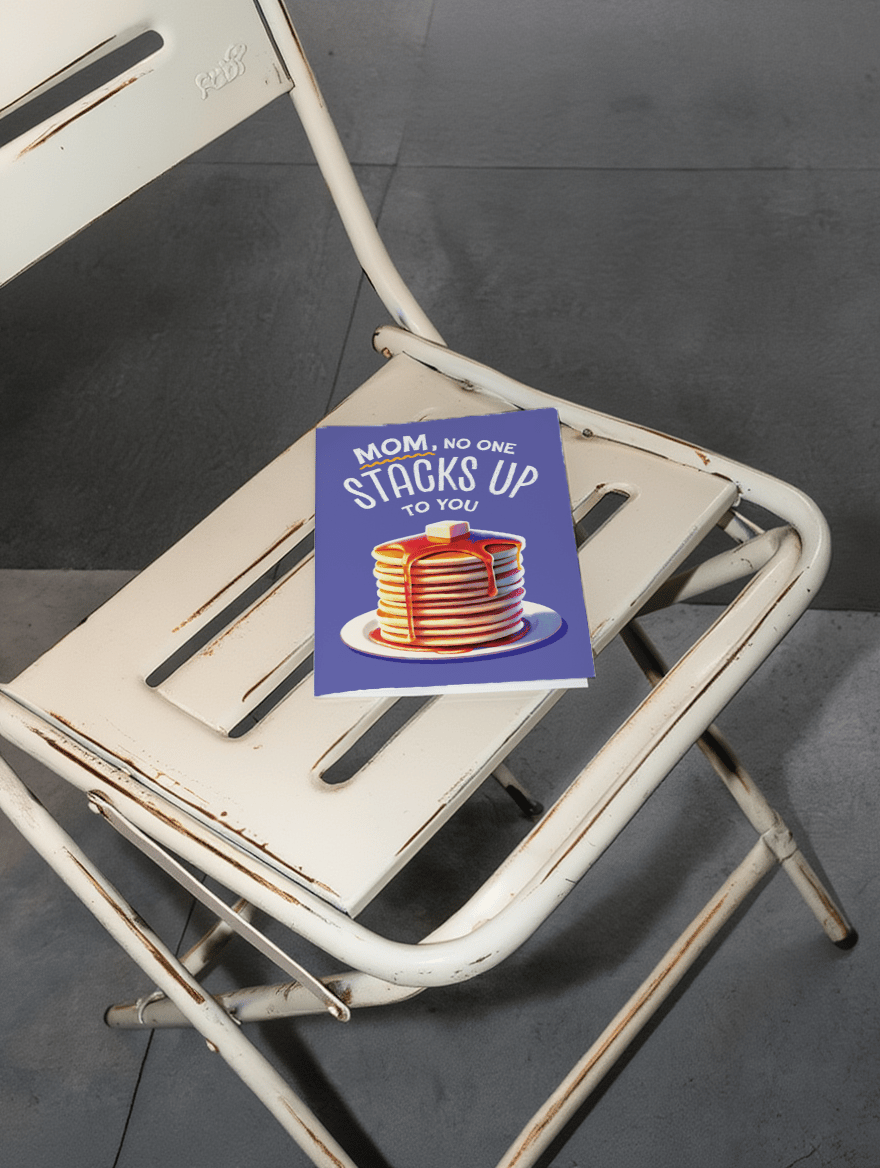 Stacks Up Mom Pancake Card mockup 2