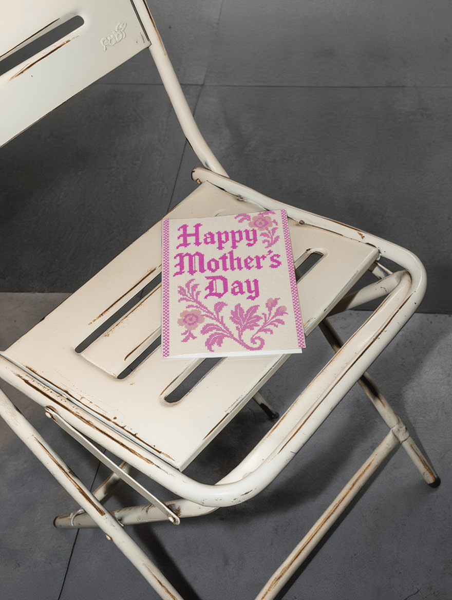 Cross-Stitched Happy Mother’s Day mockup 2
