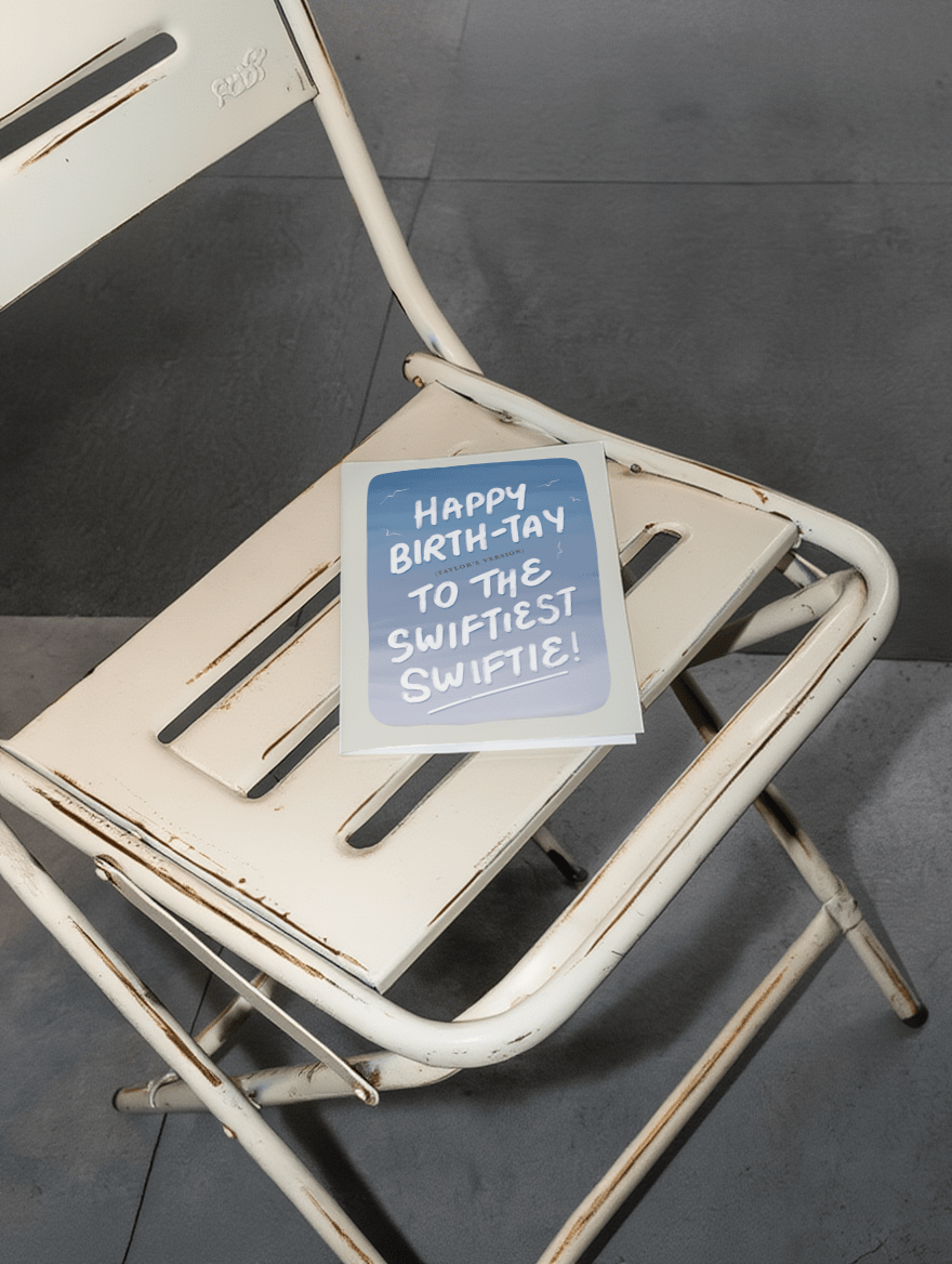 Swiftie Birthday Card mockup 2