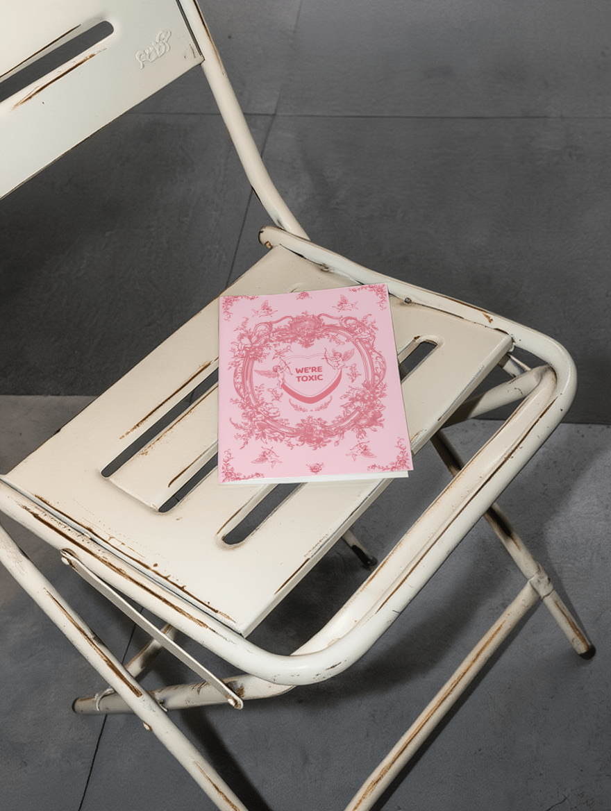 We’re Toxic Cupid Card mockup 2