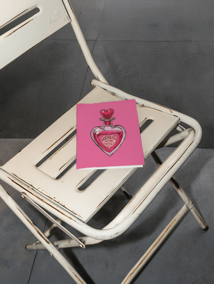Hot Mess Potion Card mockup 1