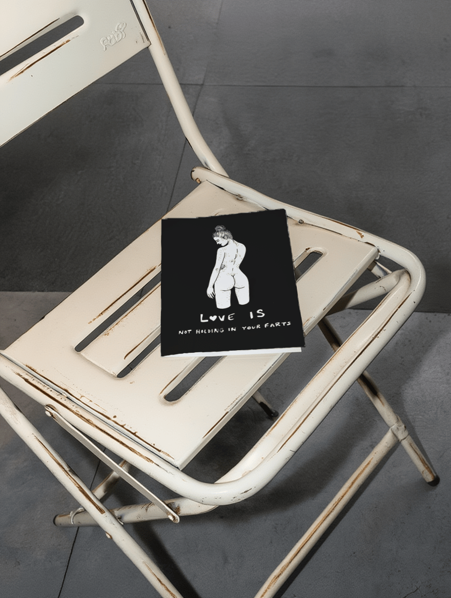 Love is Holding Farts mockup 2