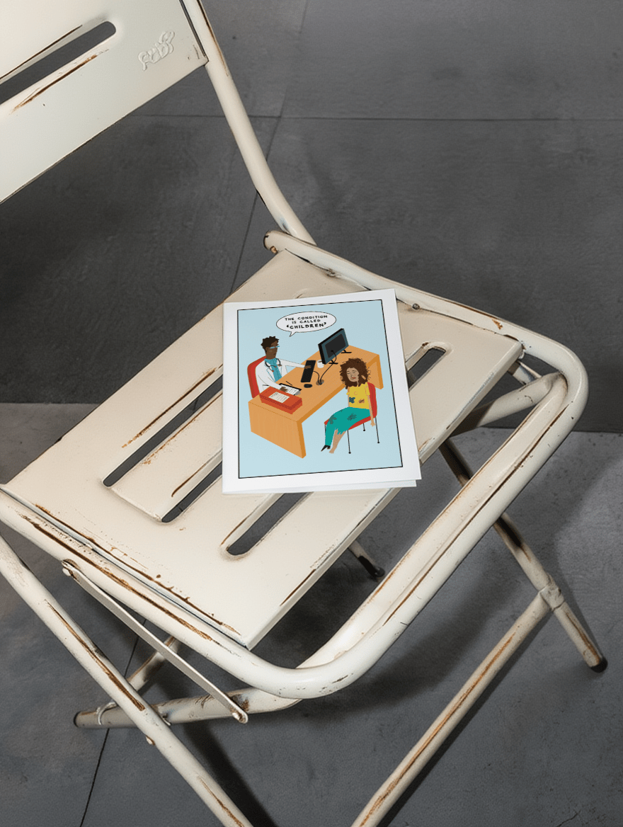 The Condition Is Called Children Card mockup 2