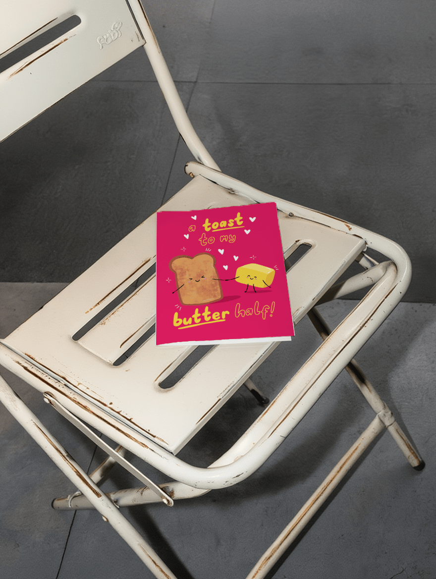 Toast to My Butter Half mockup 2