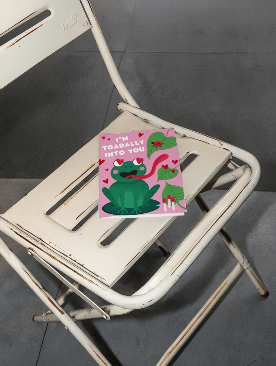 I'm Toadally Into You mockup 2