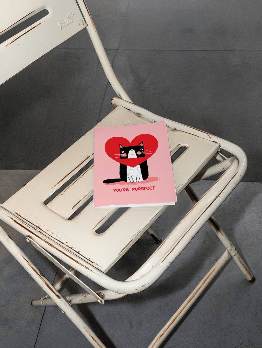 You’re Purrfect Cat Valentine’s Day mockup 2