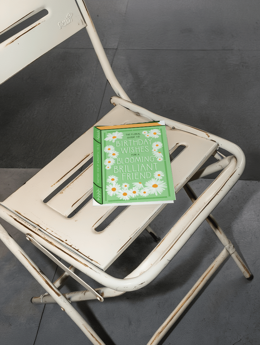 Birthday Wishes for a Blooming Brilliant Friend mockup 2