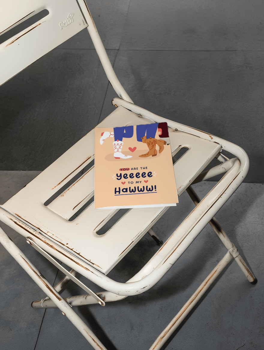 You Are the Yee to My Haw Valentine's Day mockup 2